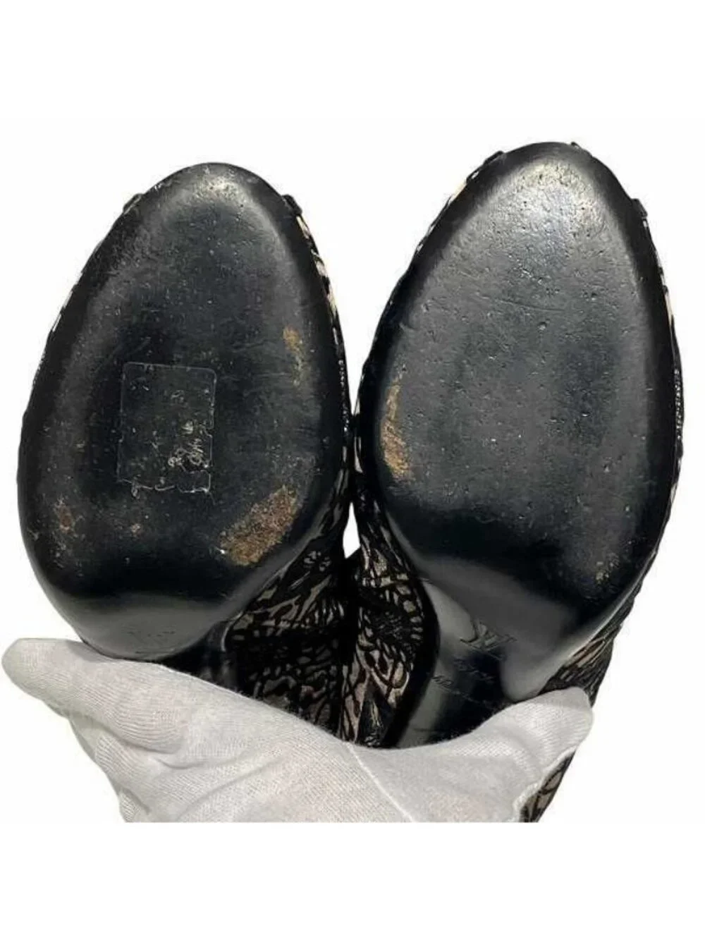 Louis Vuitton Satin Studded Booties High Heels Branded Accessories Pumps - Picture 6 of 9